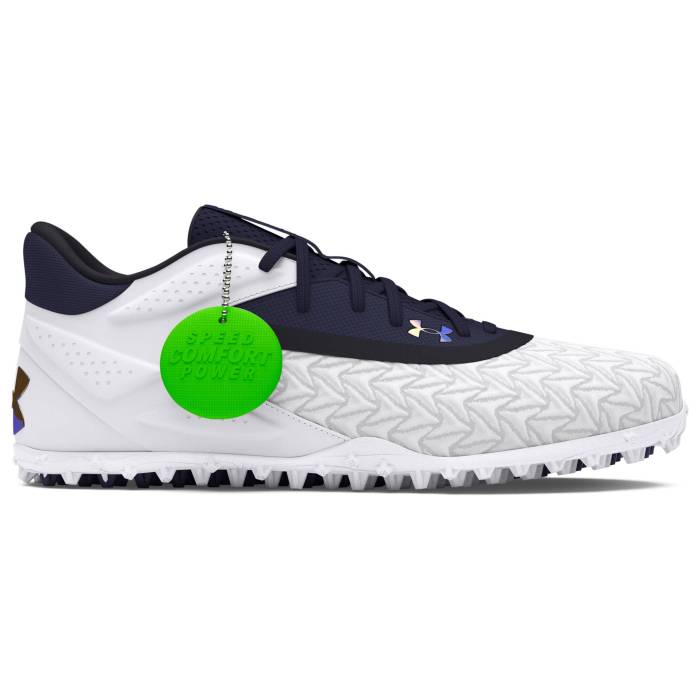 ޡ Under Armour  Yard Turf 3.0 Men's White/Midnight Navy/Midnight Navy  ...