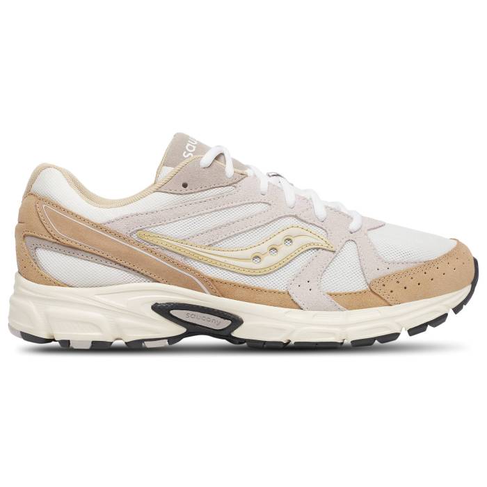 【★スーパーSALE★12/11深夜2時迄】サッカニー Saucony 【 Ride Millenium Men's Sand/White 】 靴 メンズ靴 スニーカー メンズ 砂色・サンド 白色 ホワイト