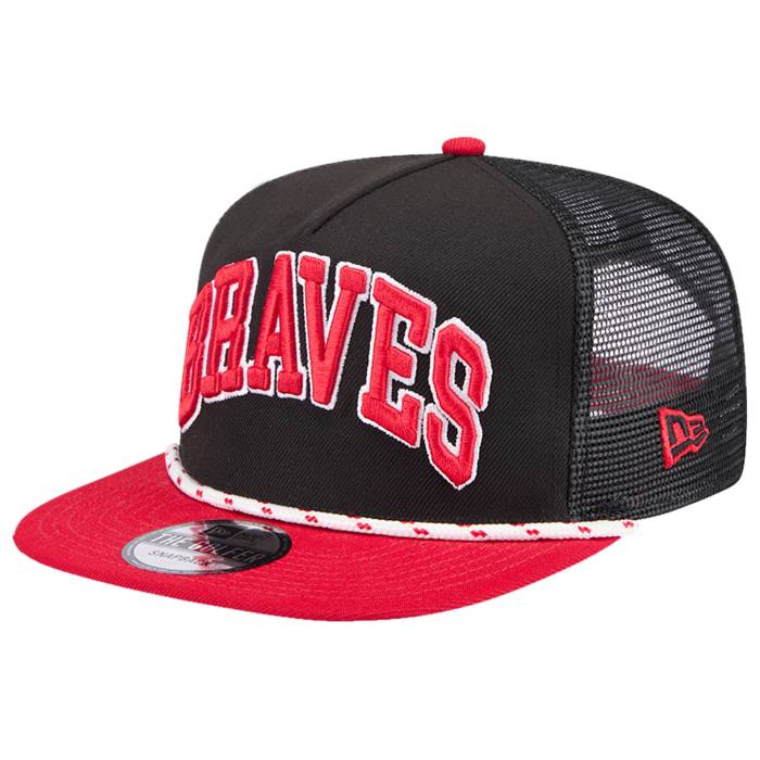 ニューエラ New Era 【 Braves Golfer Throwback Snapback Men's Black/Brown 】 ブレーブス Snapback スナップバック バッグ バッグ 小物 ブランド雑貨 帽子 メンズ帽子 キャップ メンズ 黒色 ブラック 茶色 ブラ