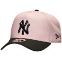 ニューエラ New Era 【 New York Yankees 9Forty A-Frame Cap Men's Pink Rouge/Black 】 ヤンキース キャップ 帽子 バッグ 小物 ブランド雑貨 帽子 メンズ帽子 キャップ メンズ pink ピンク 黒色 ブラック