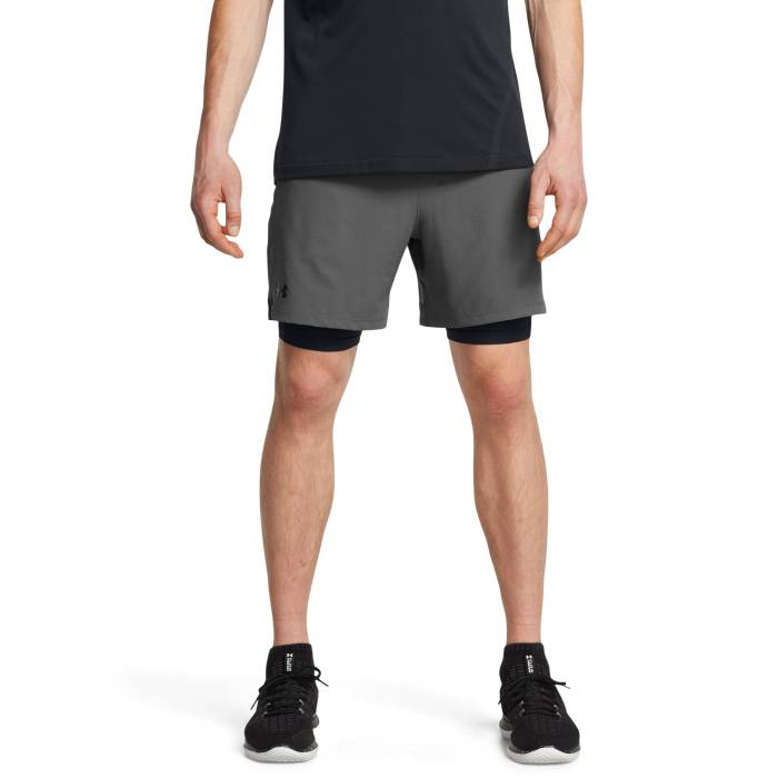 アンダーアーマー Under Armour 【 Vanish Woven Shorts With Heat Gear Men's Castlerock/Blac...