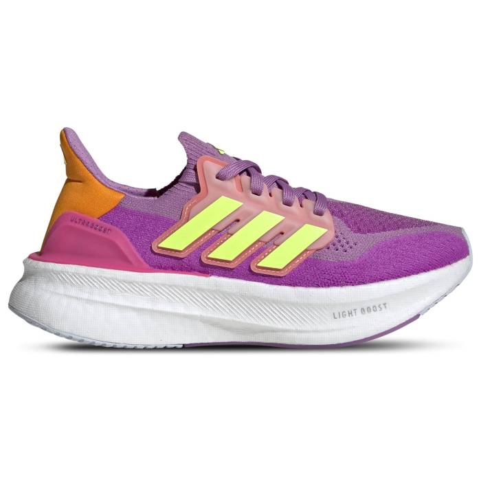 アディダス Adidas 【 Ultraboost 5 Light Boost - Girls' Grade School Girls' Grade School Lucid Lemon/Preloved Purple/Purple Burst 】 ブースト ジュニア キッズ Purple 紫・パープル バースト