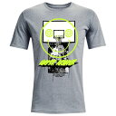 アンダーアーマー Under Armour 【 Smile Photo Short Sleeve T-Shirt Men's Gray/Black 】 Sleeve スリーブ Tシャツ メンズファッション トップス Tシャツ カットソー メンズ gray 灰色・グレー・グレイ 黒色 ブラ