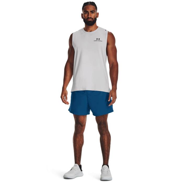 アンダーアーマー Under Armour 【 Woven Volley Shorts Men's Red/White 】 Woven ウーブン ショーツ メンズファッション ズボン パンツ メンズ Red 赤・レッド 白色 ホワイト