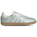アディダス Adidas Originals 【 Samba Og Women's Linen Green Metallic/Off White/Cyber Metallic 】 サンバ 靴 レディース靴 スニーカー レディース green 緑・グリーン 白色 ホワイト