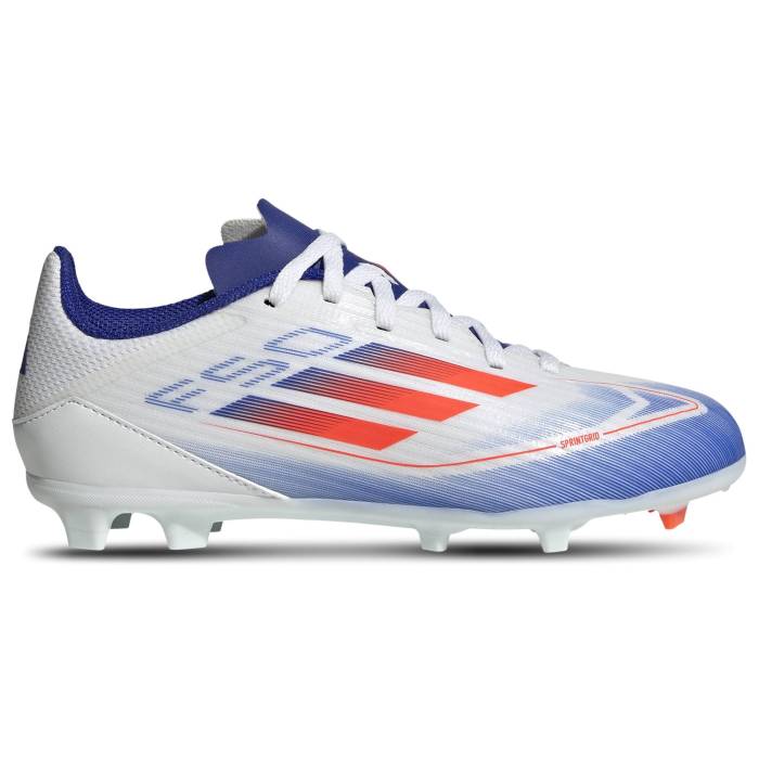 アディダス Adidas 【 F50 League Fg Boys' Grade School White/Solar Red/Lucid Blue 】 キッズ ベビー マタニティ キッズファッション 靴 スニーカー 白色 ホワイト Red 赤・レッド 青色 ブルー