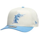 ニューエラ New Era 【 Marlins 9Forty A-Frame Cap Adult Silver/Carolina 】 マーリンズ キャップ 帽子 バッグ 小物 ブランド雑貨 帽子 メンズ帽子 キャップ ユニセックス Silver 銀色・シルバー カロライナ(4)