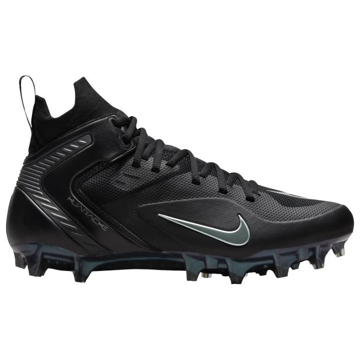 ナイキ Nike 【 Alpha Huarache 8 Elite Lax Men's Black/Black/Metallic Silver 】 アルファ H...