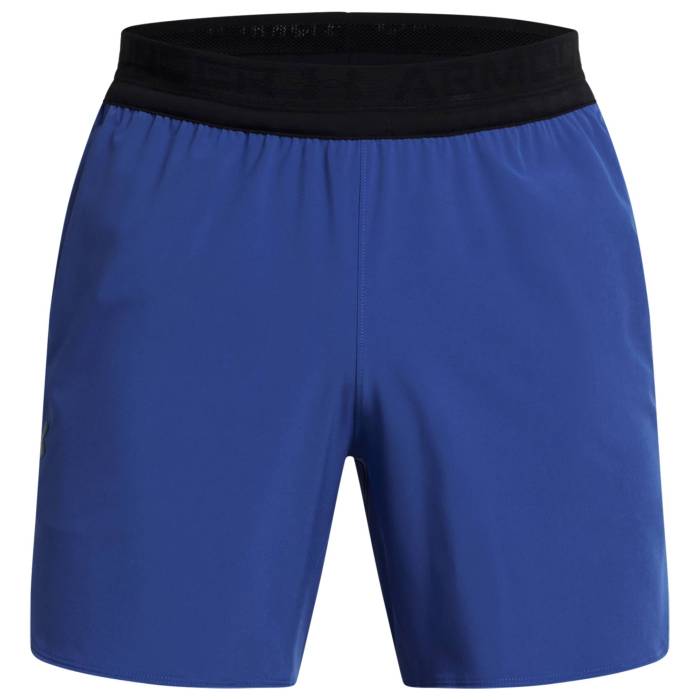 アンダーアーマー Under Armour 【 Peak Woven Shorts Men's Black/Tech Blue 】 Woven ウーブン ショー...