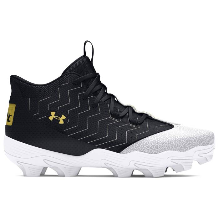 アンダーアーマー Under Armour 【 Harper 9 Rm Men's Metallic Gold/Black/Black 】 メンズ ゴールド 黒...