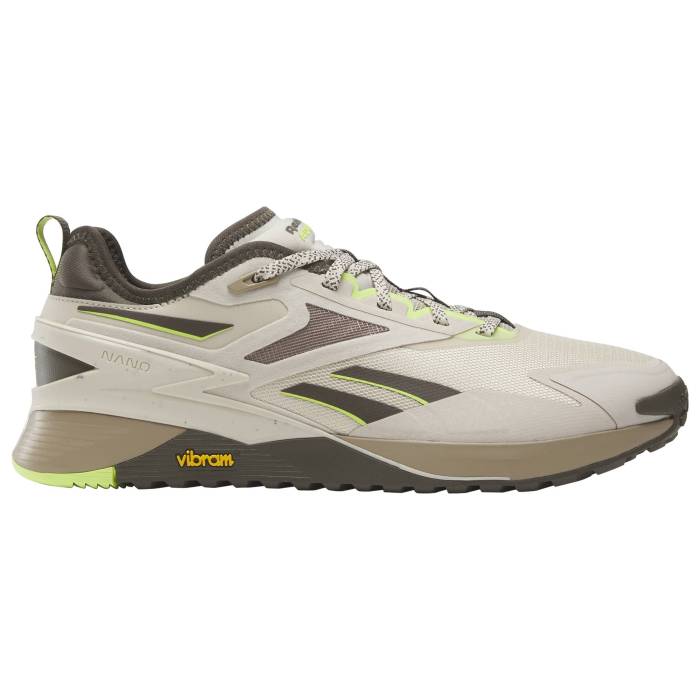 【★スーパーSALE★12/11深夜2時迄】リーボック Reebok 【 Nano X3 Adventure Men's Stucco/Grout/Laser Lime 】 ナノ 靴 メンズ靴 スニーカー メンズ Laser レーザー ライム