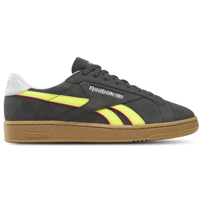 【★スーパーSALE★12/11深夜2時迄】リーボック Reebok 【 Club C Grounds Uk Men's Electric Yellow/Black/Gum 】 クラブ 靴 メンズ靴 スニーカー メンズ yellow 黄色・イエロー 黒色 ブラック
