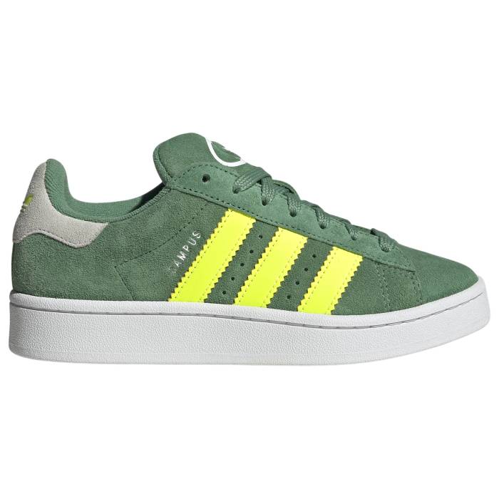 アディダス Adidas Originals 【 Campus 00S Boys' Grade School Cloud White/Solar Yellow/Preloved Green 】 キャンパス キッズ ベビー マタニティ キッズファッション 靴 スニーカー 白色 ホワイト yellow 黄色・イエ