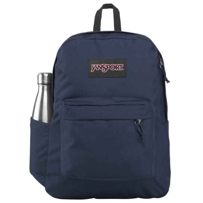 ジャンスポーツ Jansport 【 Superbreak Backpack Unisex Navy 】 バックパック バッグ リュックサック ユニセックス 紺色 ネイビー