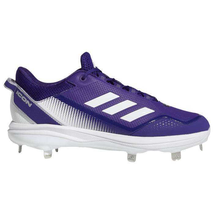 ǥ Adidas  Icon 7 Men's College Purple/White    å Purple 硦ѡץ ...