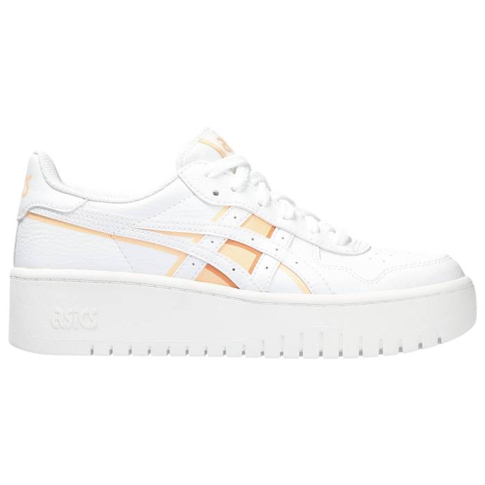 アシックスタイガー Asics Tiger 【 Japan S Platform Women's Apricot/White 】 靴 レディース靴 スニーカー レディース 白色 ホワイト