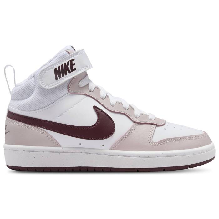 【★スーパーSALE★12/11深夜2時迄】ナイキ Nike 【 Court Borough Mid 2 Boys' Grade School White/Bu...