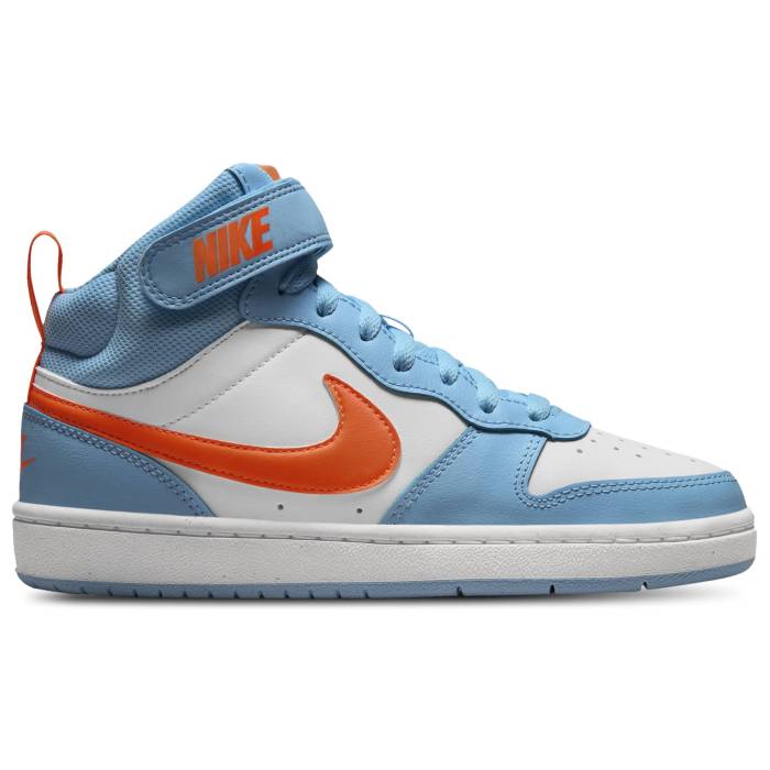 ナイキ Nike 【 Court Borough Mid 2 - Boys' Grade School Boys' Grade School Aq...