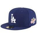 ニューエラ New Era 【 Mlb 59Fifty World Series Side Patch Cap Men's White/Blue 】 シリーズ ...