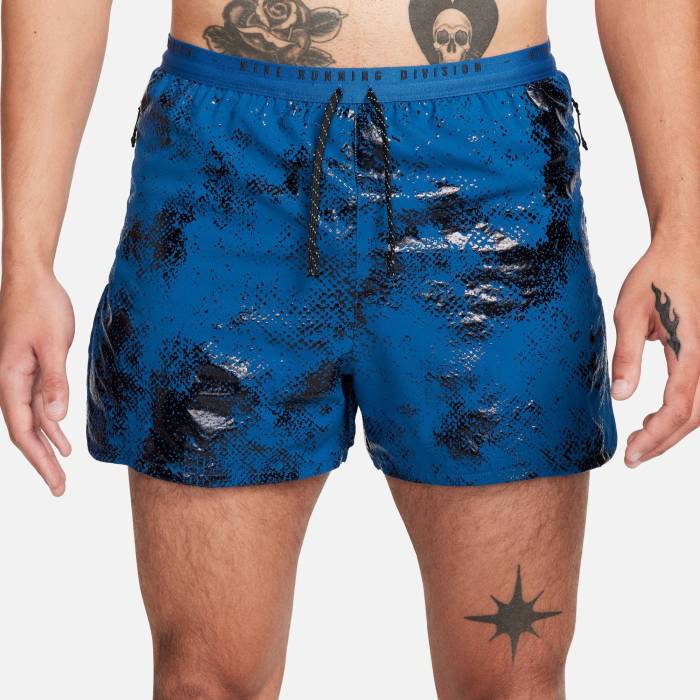 ナイキ Nike 【 Dfadv 4Bf Run Shorts Men's Black/Silver 】 ラン ショーツ メンズ 黒色 ブラック Silver ...