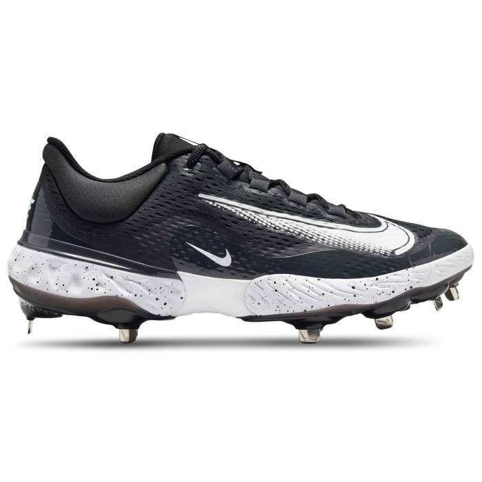 ナイキ Nike 【 Alpha Huarache Elite 4 Low Men's Black/White/Dark Smoke Grey 】 アルファ H...
