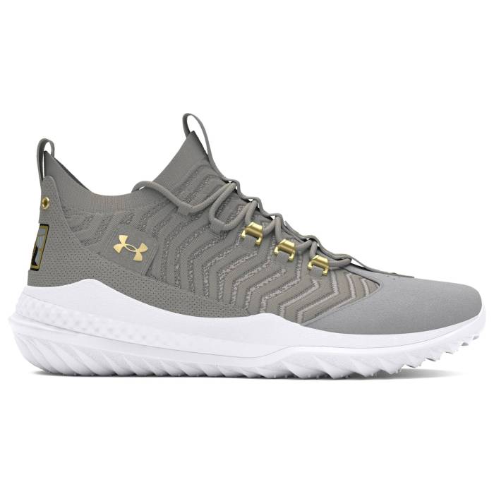 アンダーアーマー Under Armour 【 Harper 9 Turf Men's Baseball Grey/Baseball Grey/Metallic...