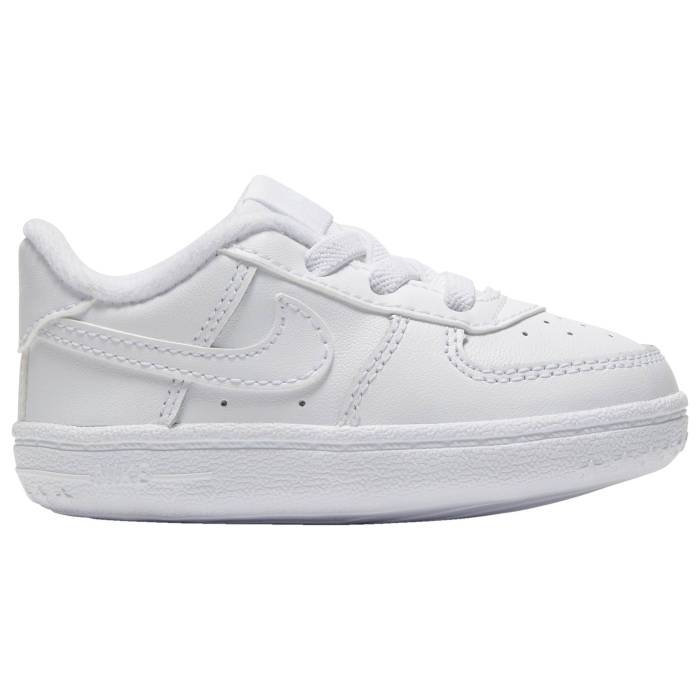 ナイキ Nike 【 Air Force One Crib Boys' Infant White/White 】 キッズ ベビー マタニティ ベビーファッション 靴 スニーカー 白色 ホワイト