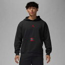 ナイキ ジョーダン Jordan 【 Brooklyn Fleece Pullover Gel J Day Men's Off Noir/Red 】 ブルックリン フリース メンズファッション トップス パーカー メンズ Red 赤・レッド
