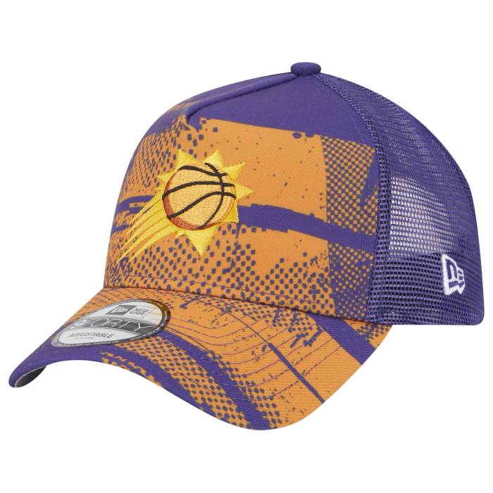 ニューエラ New Era 【 Suns A Frame Otc Nba 24 Tip Off Hat Men's Purple/Orange 】 サンズ バッグ ..
