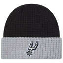 ニューエラ New Era 【 Spurs Waffled Knit Hat Adult Navy/White 】 スパーズ ニット バッグ 小物 ブランド雑貨 帽子 メンズ帽子 ニット帽 ユニセックス 紺色 ネイビー 白色 ホワイト