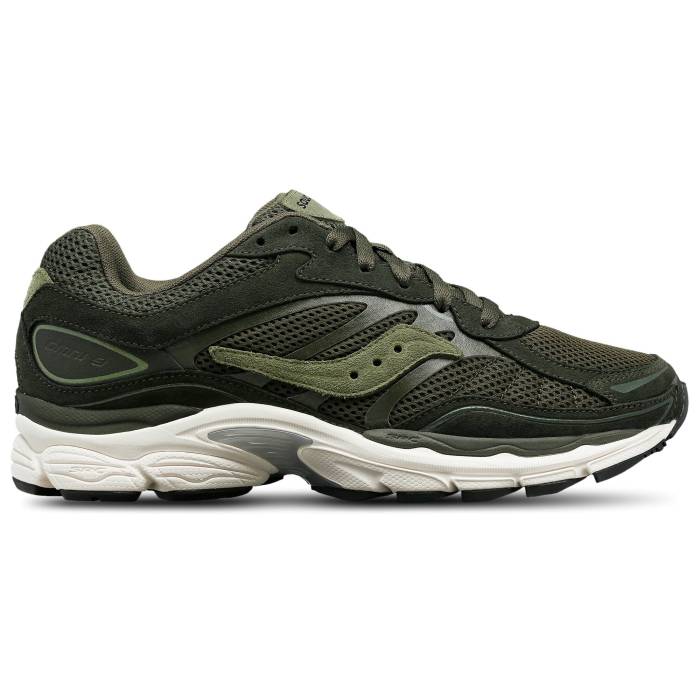 【★スーパーSALE★12/11深夜2時迄】サッカニー Saucony 【 Progrid Omni 9 Men's Green 】 オムニ 靴 メンズ靴 スニーカー メンズ green 緑・グリーン