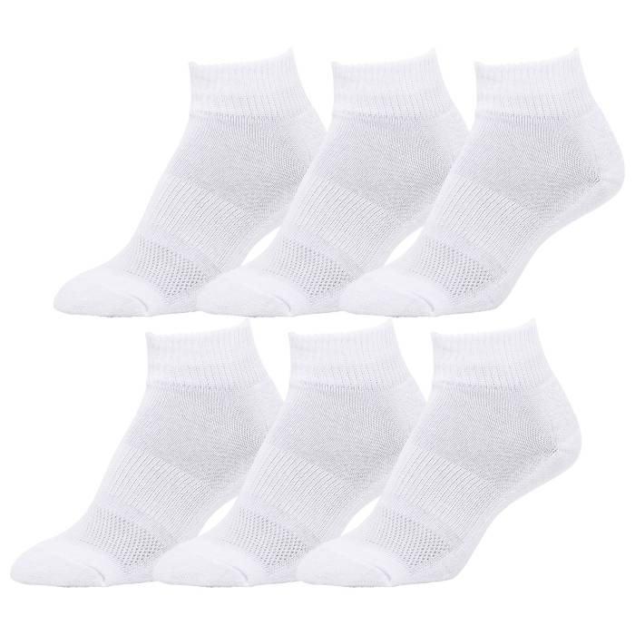 Csg  Youth 6 Pack Quarter Socks Boys' Grade School White  Ҷ å å ٥ӡ ޥ˥ƥ åեå  å   ۥ磻
