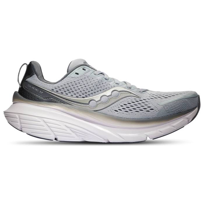 【★スーパーSALE★12/11深夜2時迄】サッカニー Saucony 【 Guide 17 Men's White/Black/Flint 】 靴 メンズ靴 スニーカー メンズ 白色 ホワイト 黒色 ブラック
