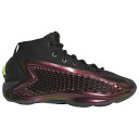 アディダス Adidas 【 Anthony Edwards 1 Boys' Grade School Core Black/Carbon/Lucid Lemon 】 アンソニー キッズ ベビー マタニティ キッズファッション 靴 スニーカー コア 黒色 ブラック カーボン