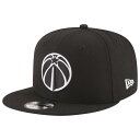 ニューエラ New Era 【 Wizards Bow Snapback Men's Black/White 】 ウィザーズ Snapback スナップバック バッグ バッグ 小物 ブランド雑貨 帽子 メンズ帽子 キャップ メンズ 黒色 ブラック 白色 ホワイト