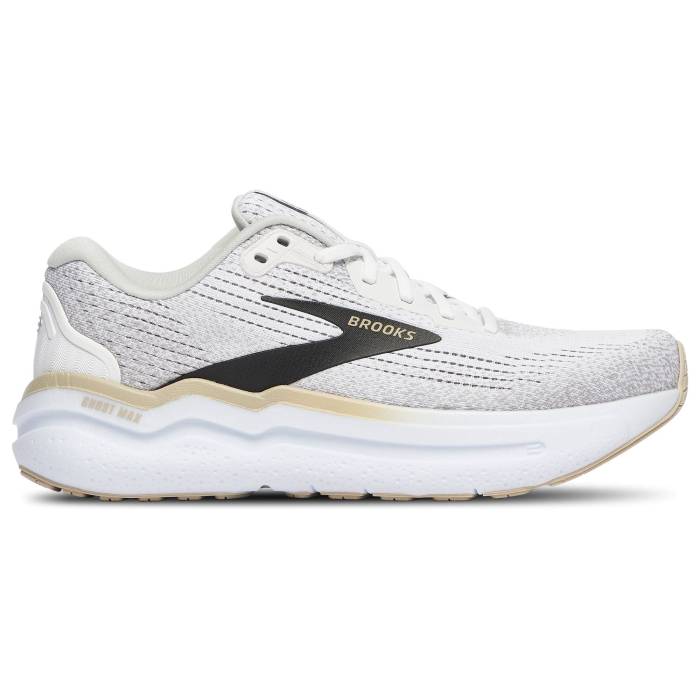【★スーパーSALE★12/11深夜2時迄】ブルックス Brooks 【 Ghost Max 2 Men's White/Black/Tan 】 マックス 靴 メンズ靴 スニーカー メンズ 白色 ホワイト 黒色 ブラック