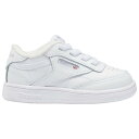 リーボック Reebok 【 Club C Boys' Toddler Ftwr White/Ftwr White/Ftwr White 】 クラブ キッズ ベビー マタニティ ベビーファッション 靴 スニーカー 白色 ホワイト