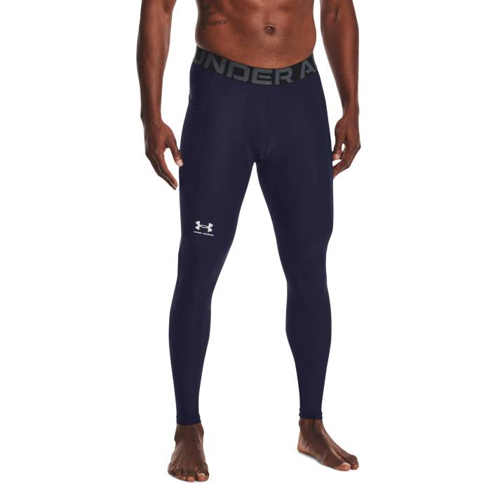 アンダーアーマー Under Armour 【 Hg Armour 2.0 Compression Tights Men's White/Navy 】 コンプレッション Tights タイツ メンズ 白色 ホワイト 紺色 ネイビー
