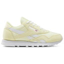 リーボック Reebok 【 Classic Nylon Girls' Grade School Bleached Yellow/White 】 クラシック ナイロン キッズ ベビー マタニティ キッズファッション 靴 スニーカー yellow 黄色・イエロー 白色 ホワイト