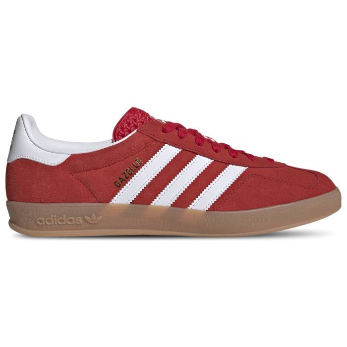 【★スーパーSALE★12/11深夜2時迄】アディダス Adidas Originals 【 Gazelle Indoor Men's Red/Gum 】 ガゼ...