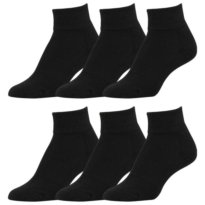 Csg  Youth 6 Pack Quarter Socks Boys' Grade School Black  Ҷ å å ٥ӡ ޥ˥ƥ åեå  å   ֥å