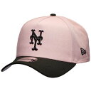 ニューエラ New Era 【 New York Mets 9Forty A-Frame Cap Men's Pink Rouge/Black 】 キャップ 帽子 バッグ 小物 ブランド雑貨 帽子 メンズ帽子 キャップ メンズ pink ピンク 黒色 ブラック