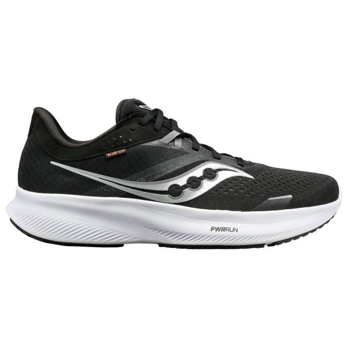 【★スーパーSALE★12/11深夜2時迄】サッカニー Saucony 【 Ride 16 Men's Silver/Black/White 】 靴 メンズ靴 スニーカー メンズ Silver 銀色・シルバー 黒色 ブラック 白色 ホワイト