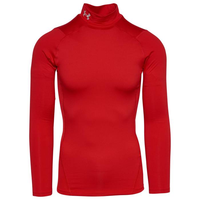 アンダーアーマー Under Armour 【 Cg Armour Comp Mock Men's White/Red 】 メンズ 白色 ホワイト Red 赤・レッド