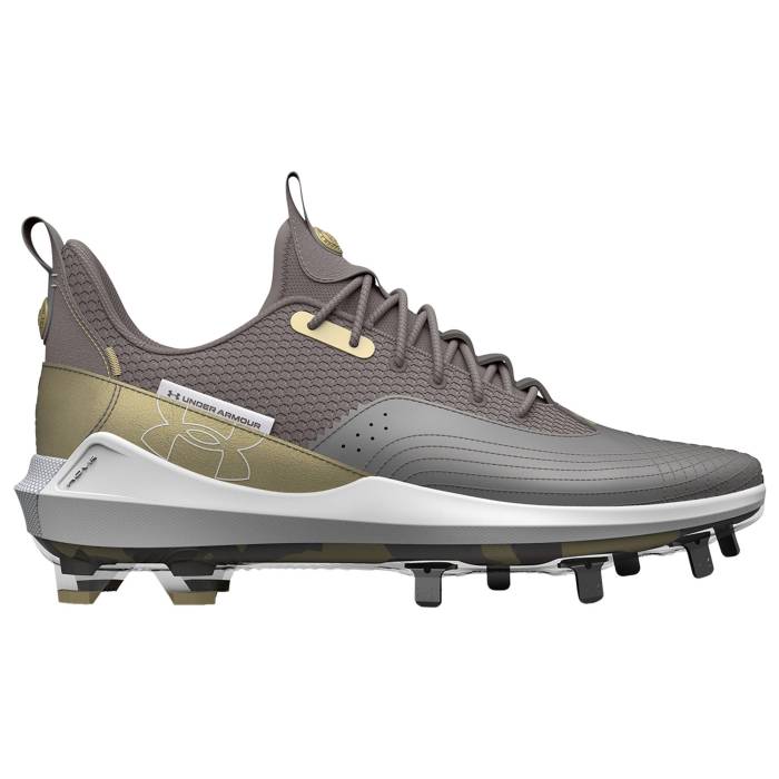 アンダーアーマー Under Armour 【 Harper 7 Low St Men's Metallic Pewter/Pewter/White 】 メンズ...