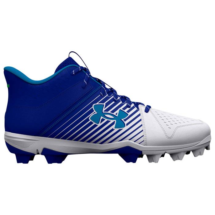 ޡ Under Armour  Leadoff Mid Rm Men's White/White/Royal  ߥå   ۥ磻
