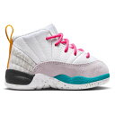 ナイキ ジョーダン Jordan 【 Retro 12 Boys' Toddler Vapor Green/Photon Dust/White 】 レトロ キッズ ベビー マタニティ ベビーファッション 靴 スニーカー green 緑・グリーン 白色 ホワイト