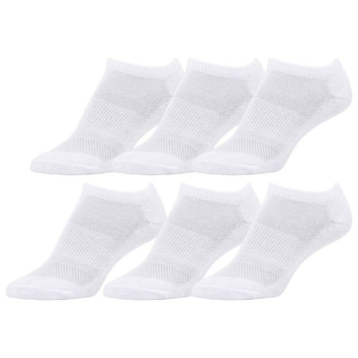 Csg  Youth 6 Pack No Show Socks Boys' Grade School White  Ҷ å å ٥ӡ ޥ˥ƥ åեå  å   ۥ磻
