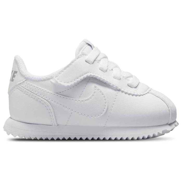 ナイキ Nike 【 Cortez Easyon Boys' Toddler White/White/Wolf Grey 】 コルテッツ キッズ ベビー マ..