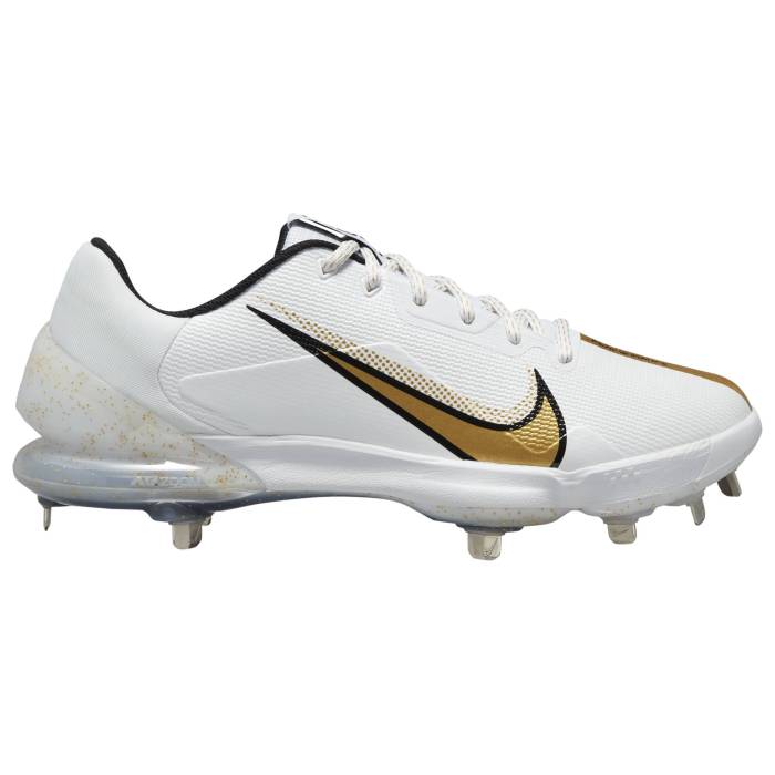 ʥ Nike  Force Zoom Trout 7 Pro Men's Metallic Gold/White/Black   ץ  ...